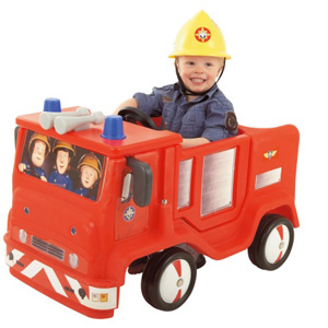 Fireman Sam Ride in Jupiter and Helmet with Sounds