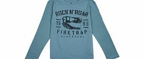 Firetrap Boys 3-7yrs blue pure cotton top