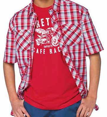 Firetrap Boys Red Check Shirt - 12-13 Years