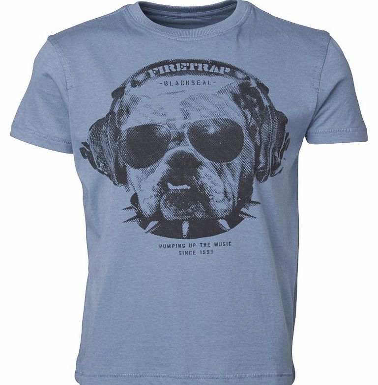Firetrap Boys T-Shirt Petrol