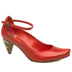 Firetrap Female Courtina Leather Upper Evening in Red