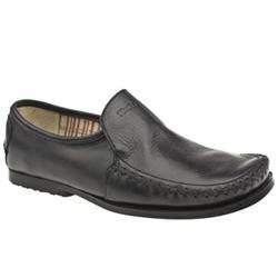 Firetrap Male Driva Leather Upper in Black