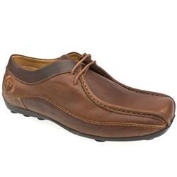 Male Fast Leather Upper Casual Shoes in Tan