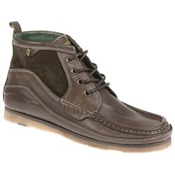 Male Vinta Leather Upper Leather Lining Boots in Brown