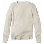 Firetrap Mens Twitched Long Sleeve T-Shirt Ecru