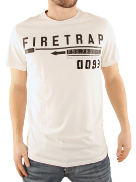 Firetrap White Stompin T-Shirt