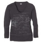 Firetrap Womens Aesop Long Sleeve T-Shirt Black