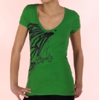 Firetrap Womens Nightshadow T-Shirt Grass