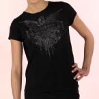 Firetrap Womens Phantom T-Shirt Black