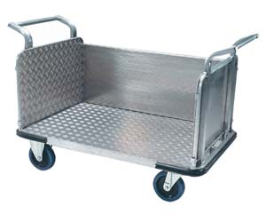 Firm load aluminium truck 2ends 1side