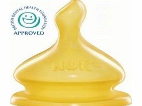 First Choice NUK First Choice Latex Teat Size 1 Medium Hole