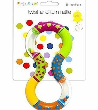 First Steps Fabulous twist and turn rattle by First Steps