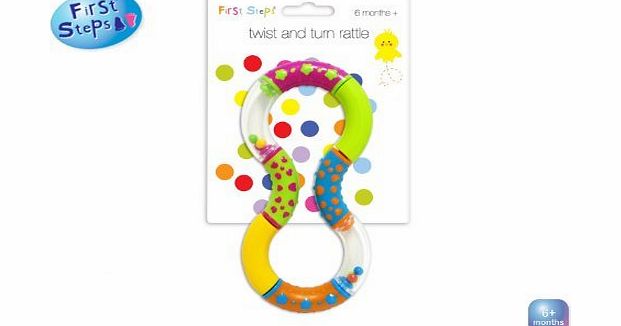 First Steps Twist and Turn Rattle, 6 Months  