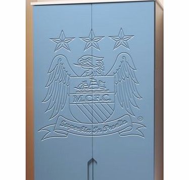 First Team Furniture Manchester City 2 Door Wardrobe