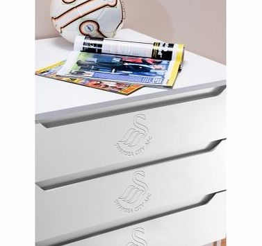 First Team Furniture Swansea City 3 Drawer Chest