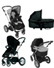 First Wheels City Elite Black Pushchair and
