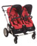 First Wheels City Twin Pushchair Red