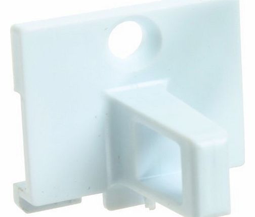 Door Lock Plastic Catch Hook for Indesit Tumble Dryers (White)