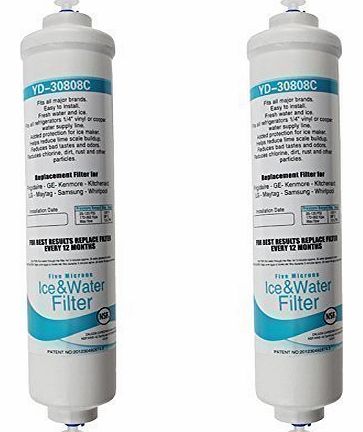  DD7098 Water Filter Cartridge For Daewoo American Style Fridges & Freezers Pack of 2