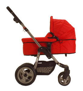 Firstwheels City Elite Carrycot Red