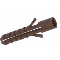 Fischer Plastic Wall Plugs Brown 4.5 - 6mm Pack of 300