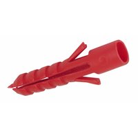 Fischer Plastic Wall Plugs Red 4 - 5mm Pack of 300