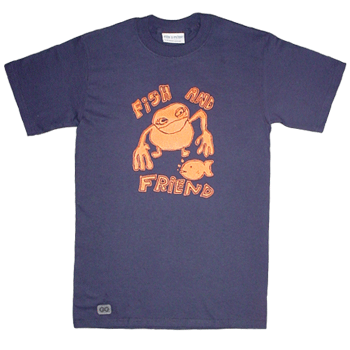 Fish and Friend Logo Tee