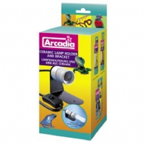 Arcadia Ceramic Lamp Holder and Bracket Single