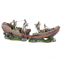 Classic Aquarium Ornament Giant Lost Galleon 37