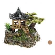 Classic Aquarium Ornament Pagoda House and