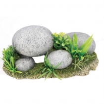 Classic Aquarium Ornament Pebble Garden 9.5