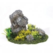 Classic Aquarium Ornament Rock Garden / Plants 7.5