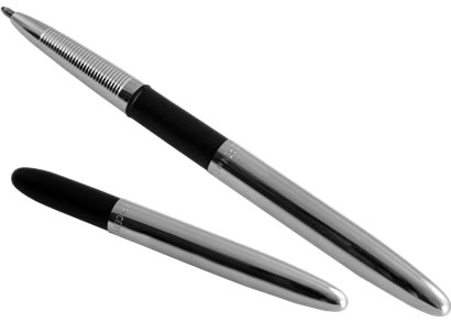 Bullet Space Pen - Black and Chrome