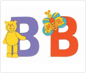 Fisher Price B - Wooden Letter