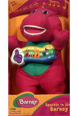 Fisher Price Barney Sparkle n Sing