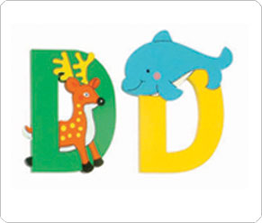 Fisher Price D - Wooden Letter