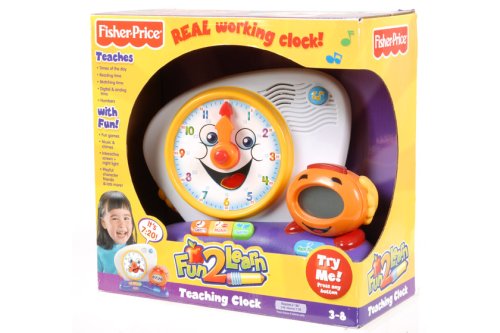 Fisher Price Fun 2 Learn Teaching Clock Uk