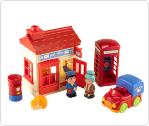 Fisher Price HappyLand Mrs Morris Post Office