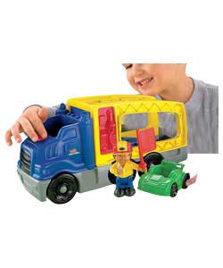 Fisher-Price Little People Race n Load Car Carrier