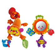 Fisher-Price Monkey Stroller Toy