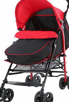 FISHER Price Pushchair with Footmuff - Black and