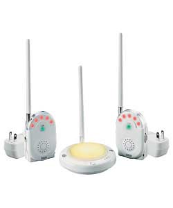 Sound and Lights Dual Receiver Baby Monitor
