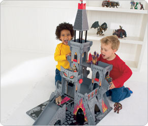 Fisher Price Tower Of Doom with 6 free figures
