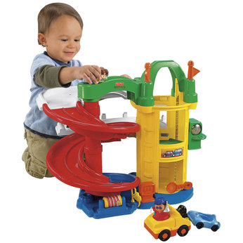 Fisher-Price World of Little People Racing Ramps Garage