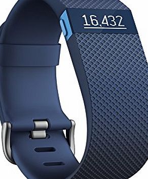 Fitbit Charge HR Heart Rate and Activity Wristband - Blue, Large
