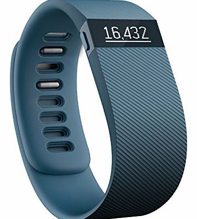 Fitbit Charge Wireless Activity with Sleep Wristband - Slate, Large