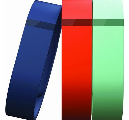 Flex Accessory Additional Wrist Bands - Teal/Navy/Tangerine, Large