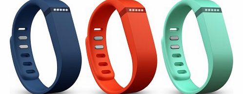 Fitbit Flex Accessory Bands Additional Wristbands Pack - Teal/Navy/Tangerine, Small