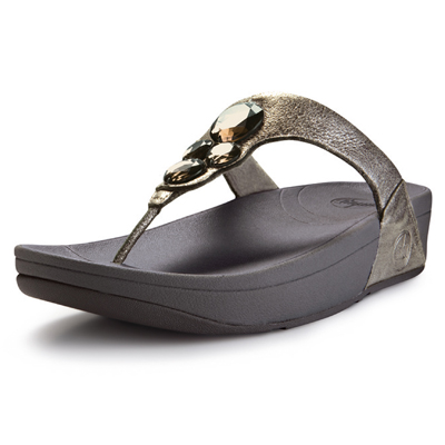 FITFLOP LUNETTA SS12 Metallic/Pewter
