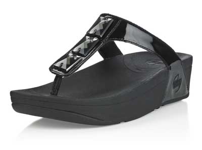 FITFLOP PIETRA SS11 Black/Patent